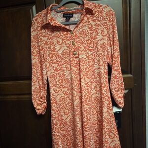 Paisley Long Sleeve Dress